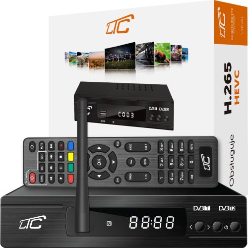 ДЕКОДЕР НАЗЕМНА ТВ ТУНЕР DVB-T2 H.265 HEVC FULL HD USB HDMI / WiFi