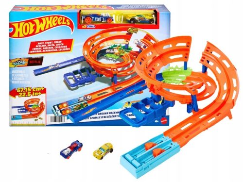  HOT WHEELS LET'S RACE TRACK КОМПЛЕКТ TWISTED LOOP + 1 кола