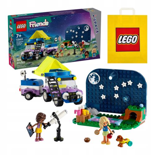  LEGO Friends 42603 Stargazing Caravan + VP Paper Bag LEGO 6315792 Среден