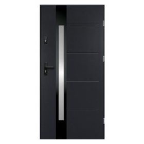   OKDoors дясна външна врата 90см антрацит-черно