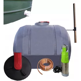   Резервоар за събиране на дъждовна вода - Резервоар за дъждовна вода 3000 л 185 х 155 см