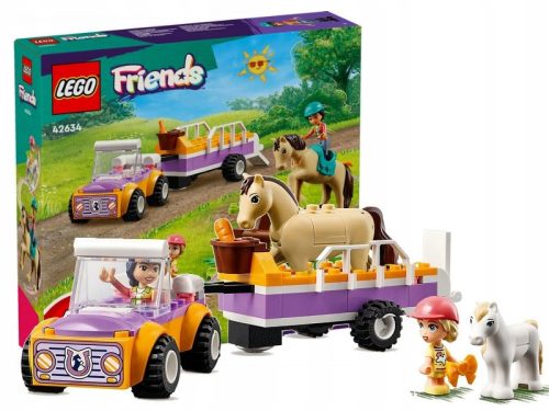  LEGO Friends 42634 Ремарке за кон и пони