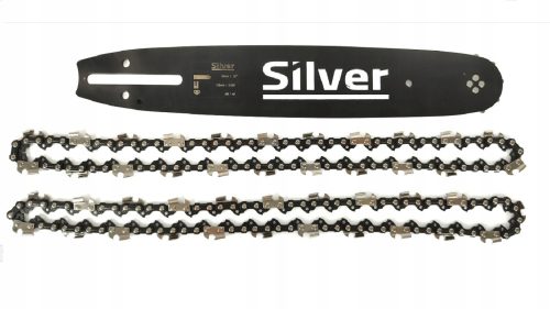 Водач на веригата за верижен трион - Silvertools S11139 12" 3/8 водач с две вериги