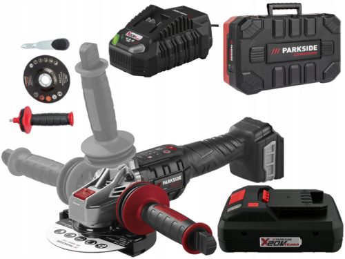  Parkside 125 W 20 V акумулаторен ъглошлайф