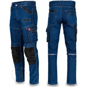   ART.MAS дълъг работен панталон Jeans-син01, XXL