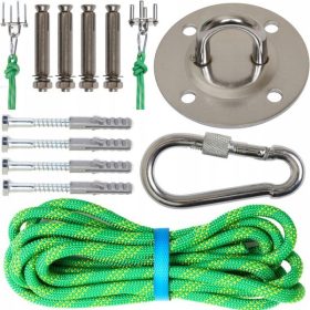   Компоненти за градински мебели - Хамачен стол Detal2M сребрист 200 кг 9 х 9