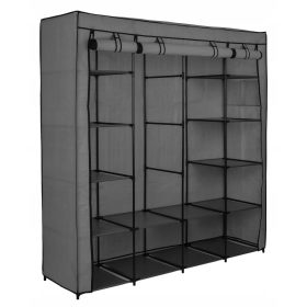    Гардероб Gockowiak Olena 165 x 170 x 45 cm антрацит