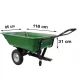 Транспортно ремарке количка количка 300 л 500 кг самосвал