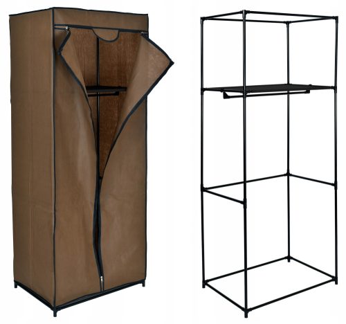  Гардероб Gockowiak Fela 60 x 152 x 45 см, нюанси на кафяво