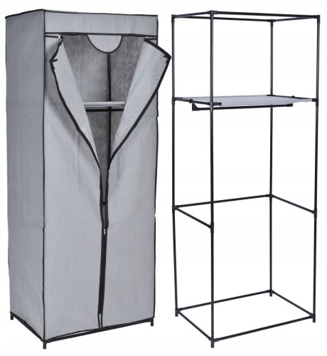  Гардероб Gockowiak Fela 60 x 152,5 x 45 см нюанси на сивото