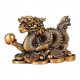  Китайска година на дракона Фигурка Fengshui бронзова декоративна смола