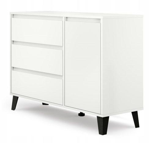  TopEshop Scandi 1D3S скрин с чекмеджета 110 x 39 x 78,5 см бял бял
