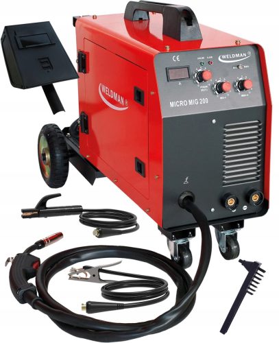  Полуавтоматичен заваръчен апарат MIG/MAG, MMA, TIG Weldman 20-200 A 230 V