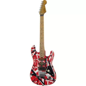    EVH Frankie Striped MN Relic R/W/B Strat електрическа китара