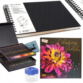    Моливи Craft Sensations 46 бр. + Скицник Via Chasse BV A4 50 бр.