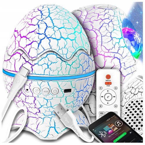  Galaxy STARS PROJECTOR Led Night Light For Party - Dinosaur Egg Usb