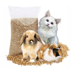    ПЕЛЕТ за котки и гризачи ДЪРВЕНИ ГРАНУЛАТИ 15 КГ
