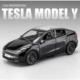    Tesla Model Y 1:24 Отваряща се LED светлина от метал
