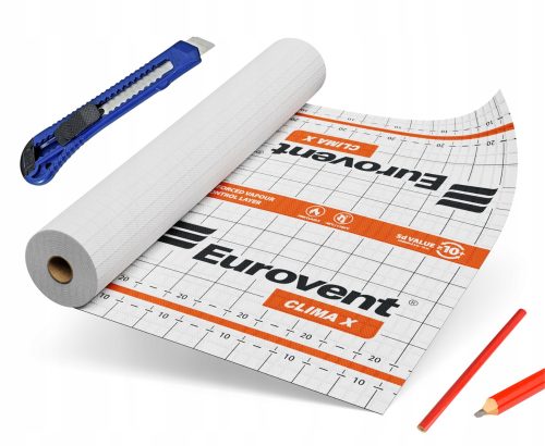 Пароизолационно фолио Eurovent 50 x 1,5 x 0,5 mm 115 g/m²