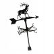  Покривен ветропоказател Buck Weathervane Лесен за инсталиране