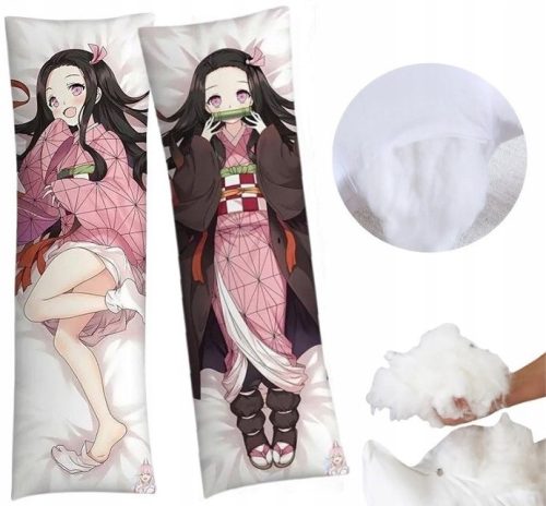 Възглавница - ВЪЗГЛАВНИЦА С КАЛЪФКА 150 X 50 CM DAKIMAKURA ANIME NEZUKO KAMADO DEMON SLAYER