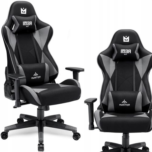  Игрален стол Imba Hunter, сив плат