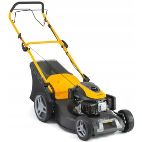    Бензинова косачка Stiga с кош, капацитет 166 cm³. 60 литрова кошница