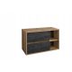  Comad Hampton Concrete 824 шкаф 100x60x46 см кафяво-черен