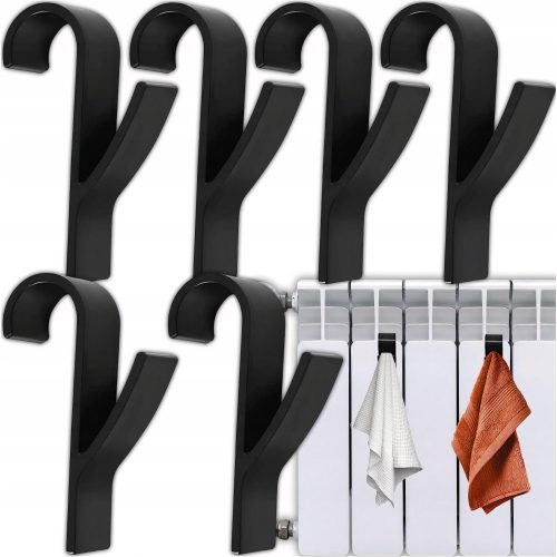 Неинвазивна кука, КУКА, ЗАКАЧАЛКА ЗА КЪРПИ, черна