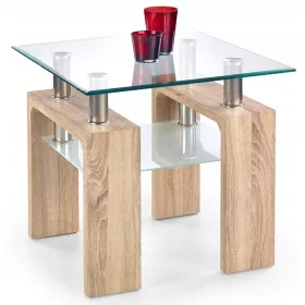    Halmar Diana H квадратна пейка 60 x 60 x 55 см дъб сонома