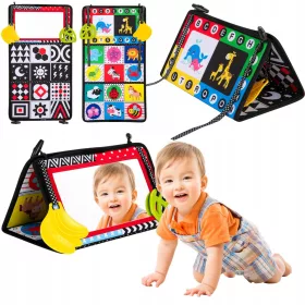    ОБРАЗОВАТЕЛНА СЕНЗОРНА СГЪВАЕМА ИГРАЧКА С ОГЛЕДАЛО ЗА ДЕЦА И БЕБЕТА