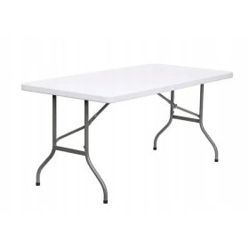   Градинска маса, фотьойл - А4Е пластмасова градинска маса, бяла