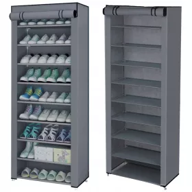    Шкаф за обувки Брой чекмеджета: 0 Strado 59 x 158 x 29 cm сив