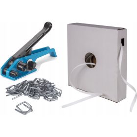   12 mm PP TAPE закопчалки инструмент за обтягане на лента КОМПЛЕКТ