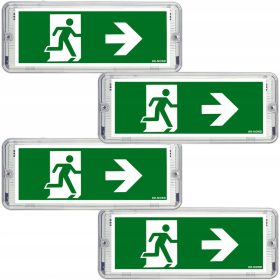   LED аварийно осветително тяло EXIT go right 4 бр