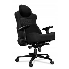    YUMISU 2052 Magnetic Fabric Черен офис стол за игри