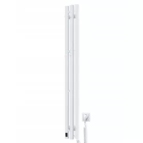   Електрически радиатор за баня Navin 200 W 90 х 1500 мм бял