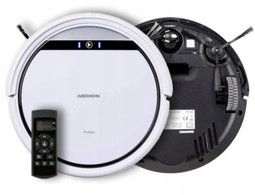  Medion MD18500 бял почистващ робот