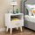  Нощно шкафче ModernHome WYJ-258 30x40x38 см бяло