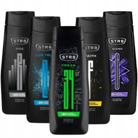    STR8 MIX SET мъжки душ гел за мъже ОСВЕЖАВАЩ 5x 400ml