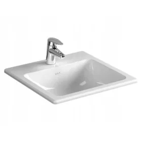   Правоъгълен умивалник Vitra S20, вграден в плота
