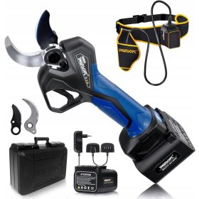   Градинска ножица - Swansoft Pru40, 40 мм акумулаторна електрическа ножица, с удължителен кабел