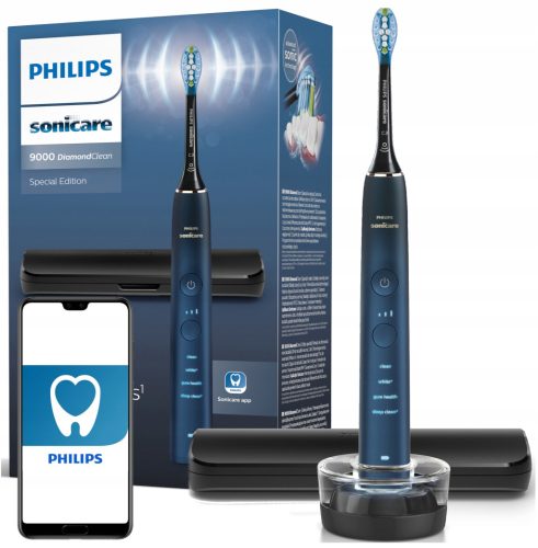  Звукова четка за зъби Philips Sonicare DiamondClean 9000, тъмносиня