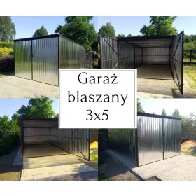   Тенекиен гараж 3х5, Тенекиени гаражи,