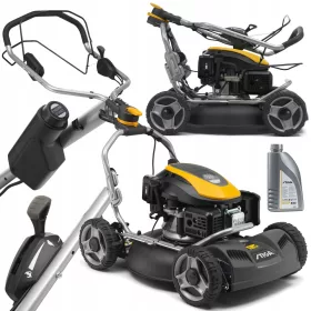    Бензинова косачка Stiga без кош, обем 196 cm³. кошница 0 л, ширина на косене 48 см