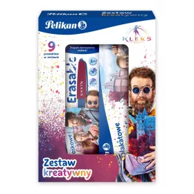    Творчески комплект за деца Block Crayons Glue 9 pcs Academy of Mr. Kleks