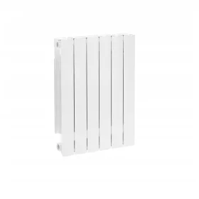   Бял алуминиев радиатор KFA 832 W 480 x 570 x 90 mm - странична връзка