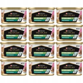    PRO PLAN Sterilized Moist пастет със сьомга и риба тон Мокра котешка храна 85 гр