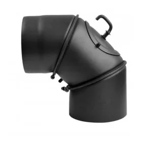   Стоманено коляно ЗА котел за централно отопление FI 150 С регулируема клапа