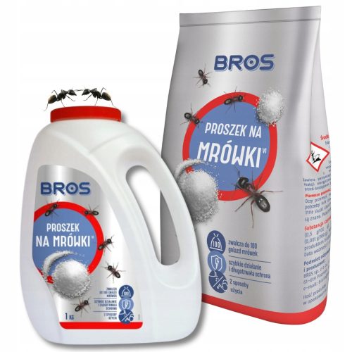 Bros прах против мравки 1 кг 1000 мл + Bros прах против мравки 1 кг 1000 мл